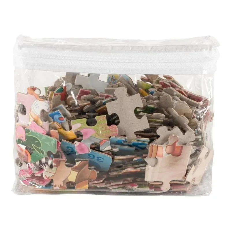 5x 10 Saquinho Organizador Brinquedos E Quebra Cabeça Com Zí