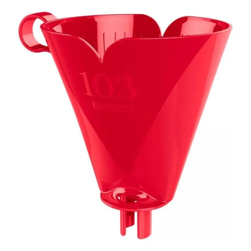 Suporte Porta Filtro De Café Tam 103 Coador Plástico Vermel