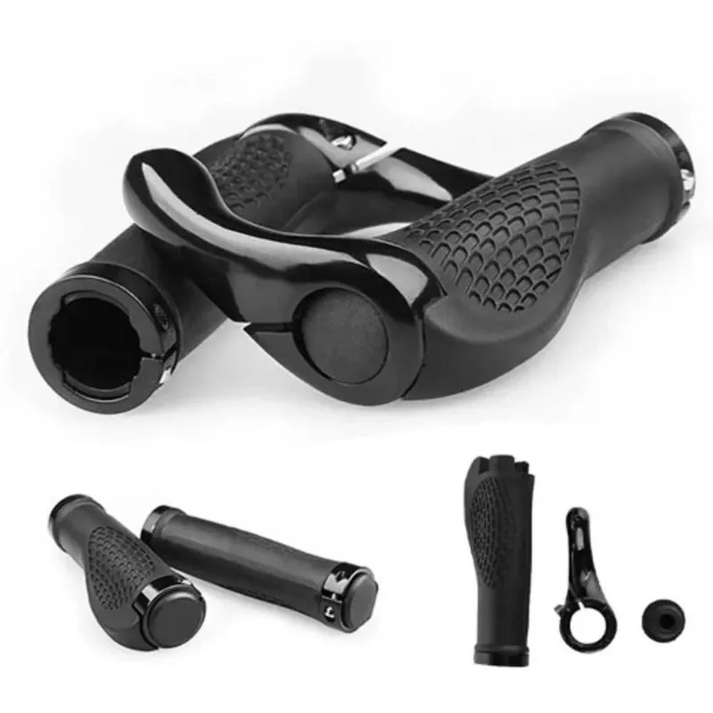 3x Manopla Bar End Bike Mtb Bicicleta Anatômica Ergonômica P