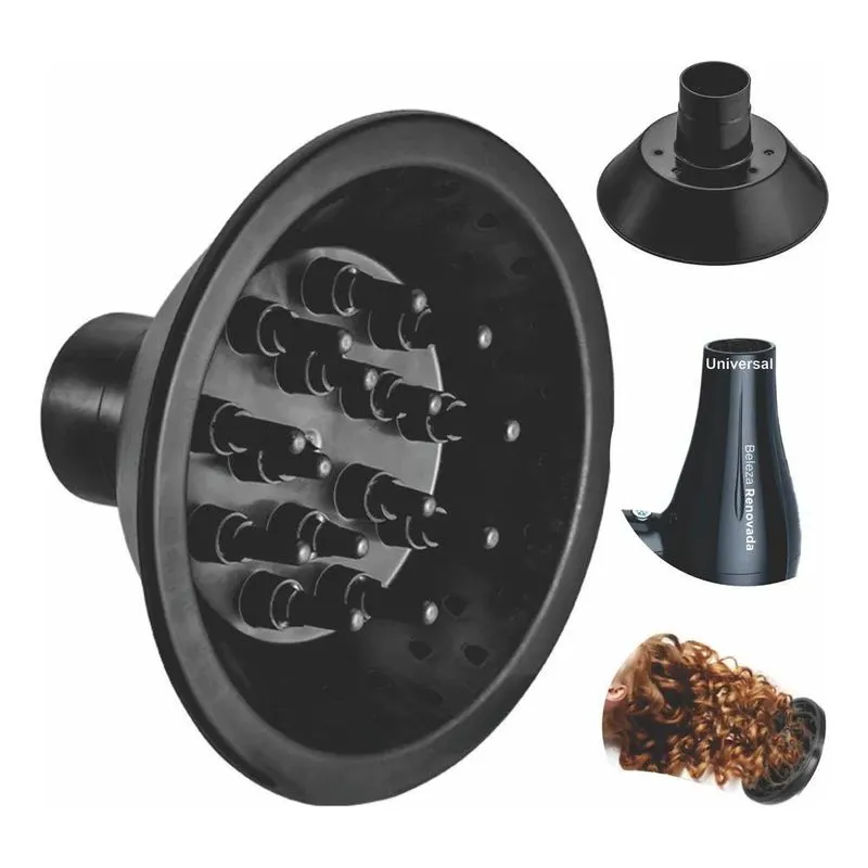 Difusor Secador Cabelo Universal Taiff Ativa E Define Cachos