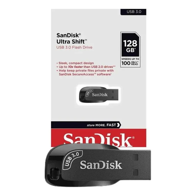 Pendrive 128gb Sandisk Usb 3.0 Para Ps2 Ps3 Ps4 Xbox Xbox360