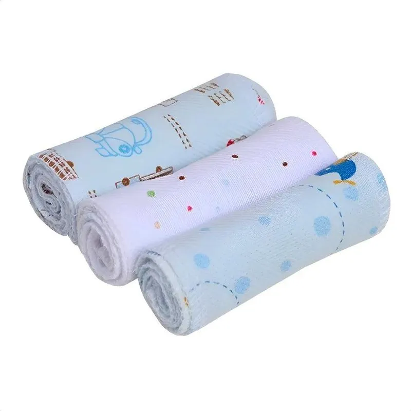 Kit 3 Faixa Umbigo Umbilical Enxov Menino (recém Nascido)