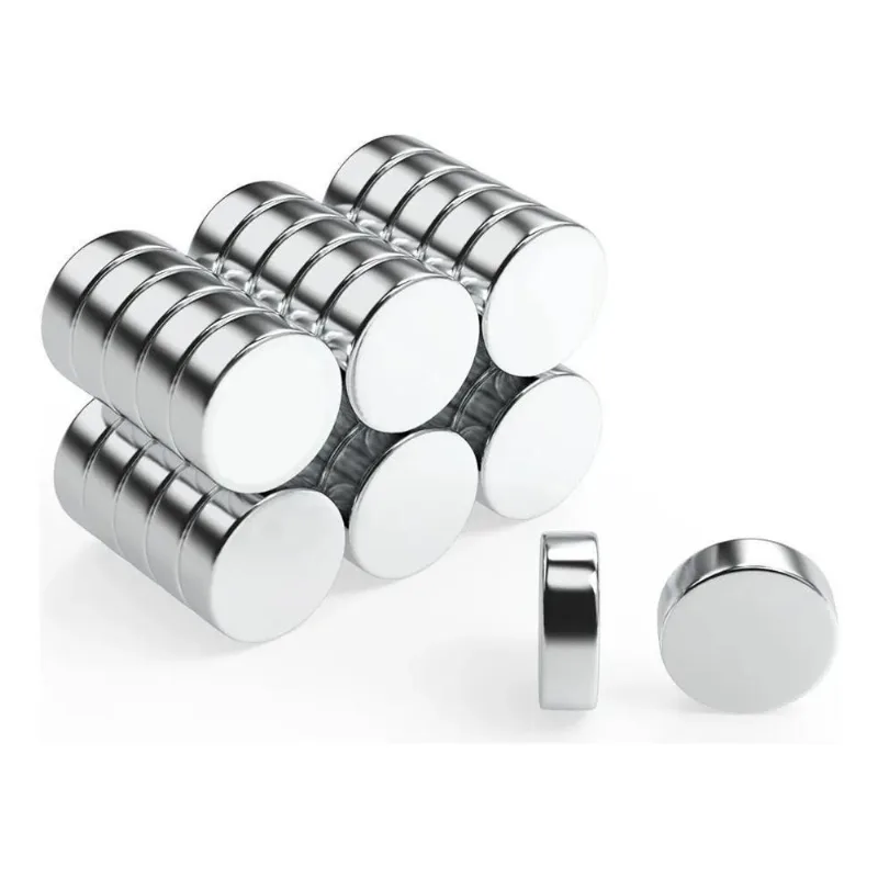 10x Imã Neodímio 8x3 Redondo Pequeno 8mm X 3mm N35 - 20 Peç