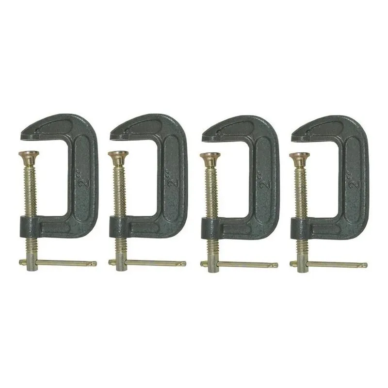 3x 4 Grampos Tipo C Forjado Marceneiro Heavy Duty 2 Pol