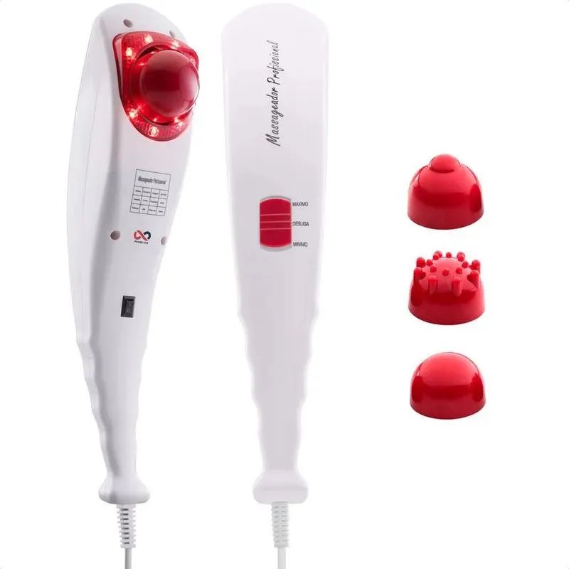 5x Aparelho Massageador Elétrico Profissional Com Infraverme