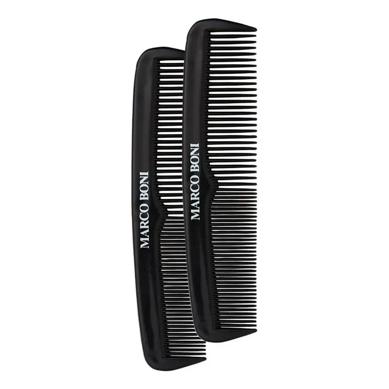 Kit Com 2 Pentes De Bolso Barba, Cabelo E Bigode Marco Boni