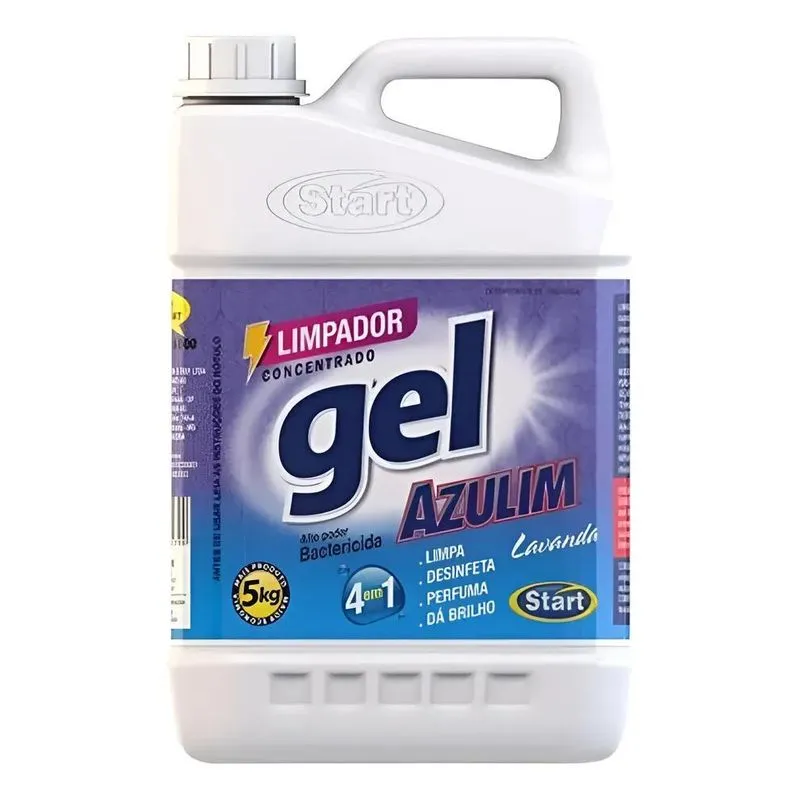 5x Limpador Concentrado Gel Azulim- Start 5l