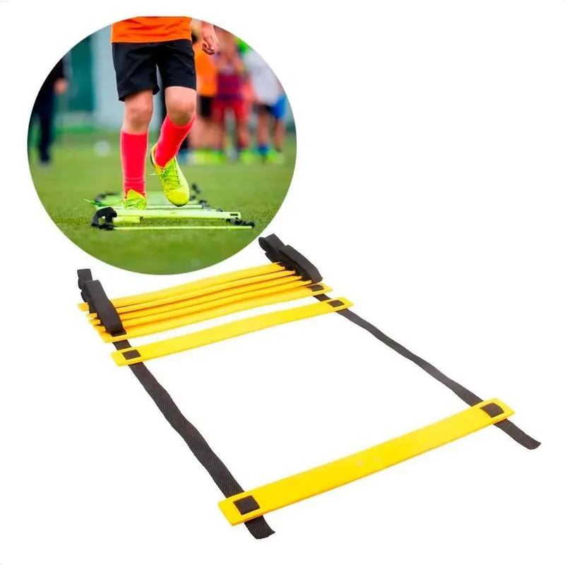 3x Escada De Agilidade Flexível Treino Funcional Exercícios