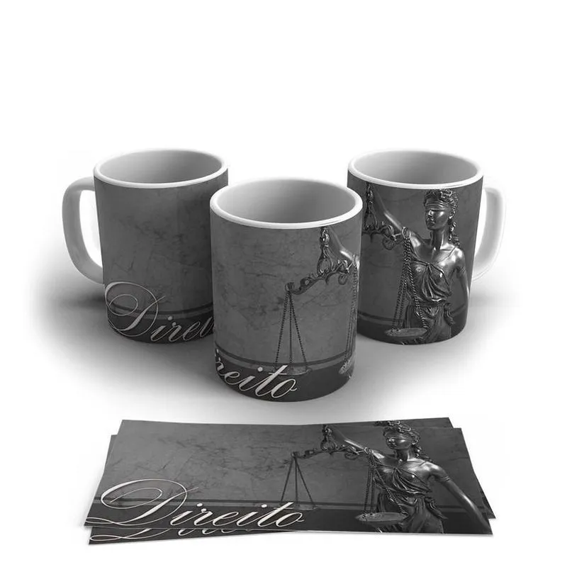 Caneca Personalizada Porcelana Profissão Advogado 325ml