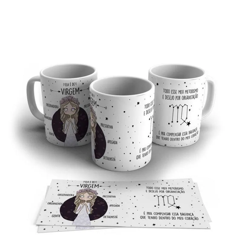 Caneca Personalizada Signo Do Zodíaco - Virgem