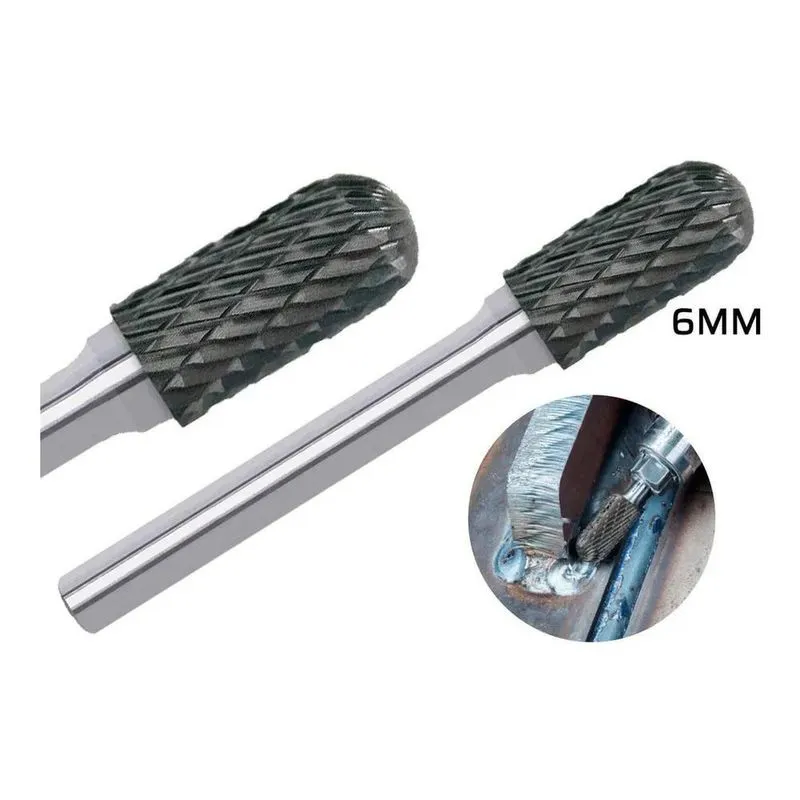 Lima Rotativa Cilíndrica Metal Duro 6mm