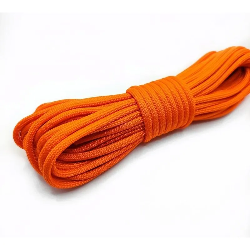 Corda Paracord 550 4mm 7 Filamentos 20m 366 Kilos Laranja