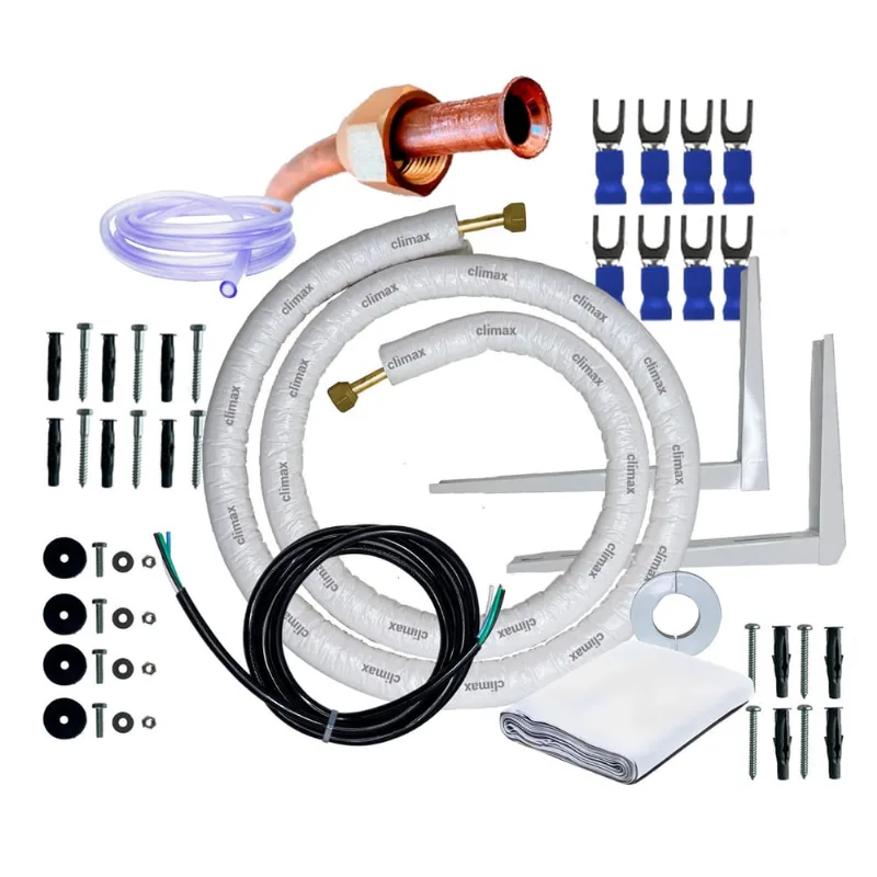 Kit Instalação Ar Inverter 9000/12000 Btus 3 Metros Com Suporte De Plastico