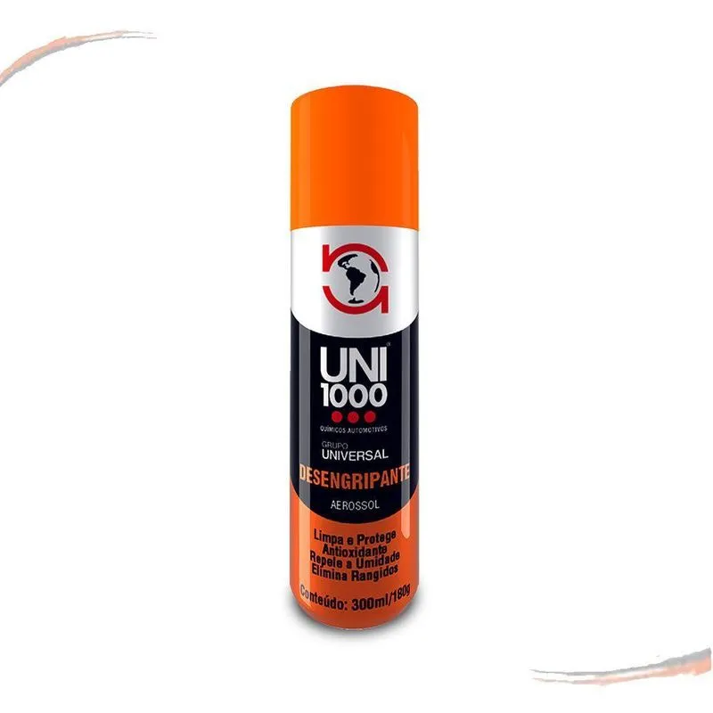Óleo Lubrificante Aerossol 300ml Desengripante Uni1000