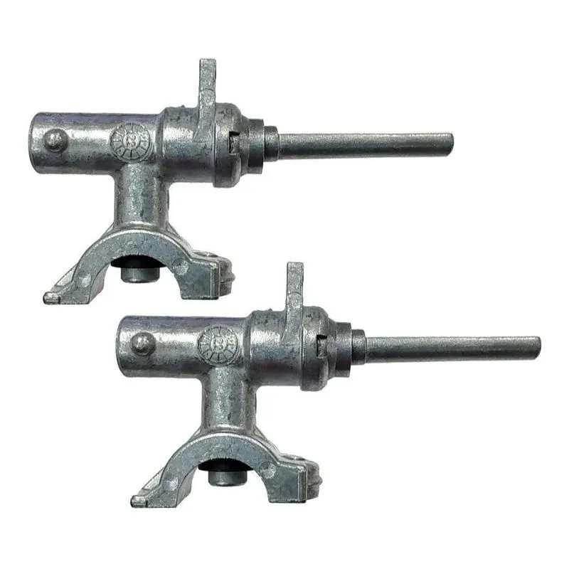 10x Kit 2 Registro Ramal Fogão Bosch E Continental Haste Lo