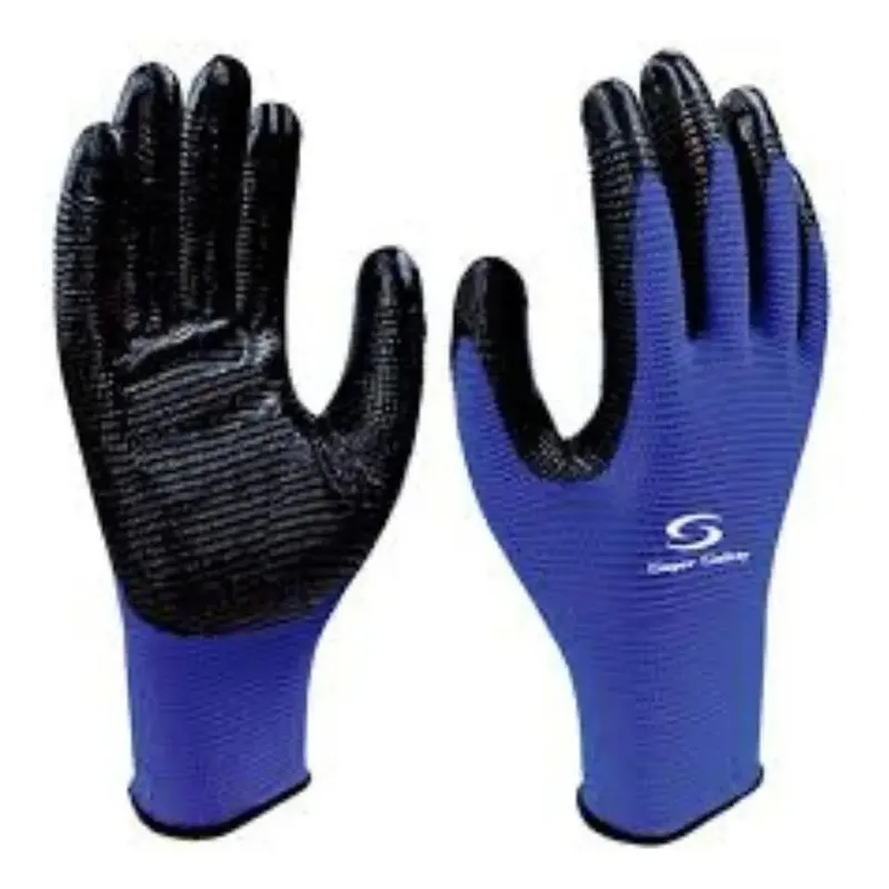 10x Luva Petroleira Ss1006n Nitrílica Super Safety Kit 12 P