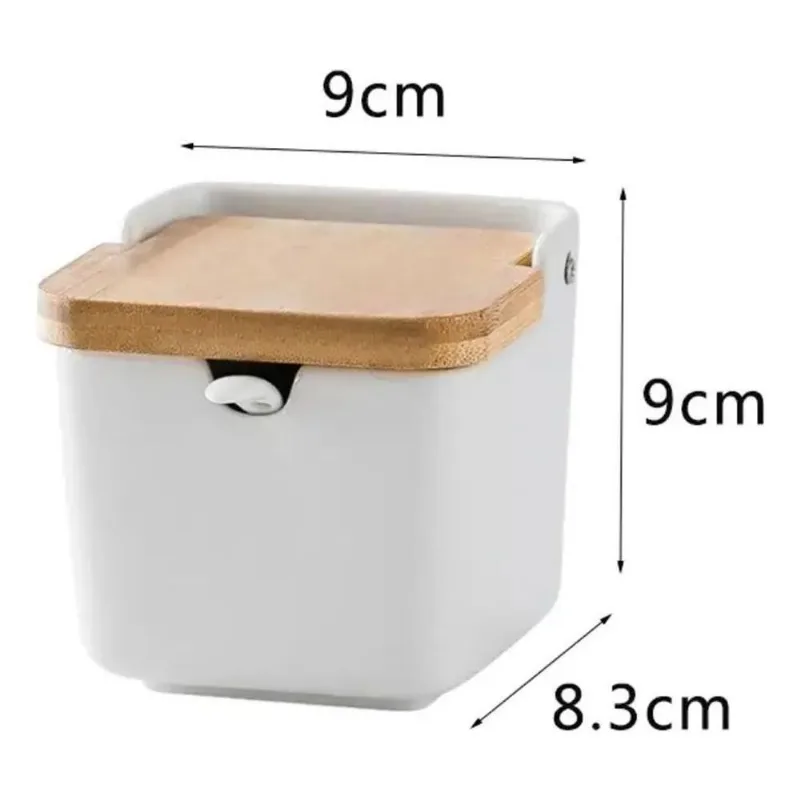 10x Saleiro Porcelana Para Mesa Com Tampa E Colher Açucarei