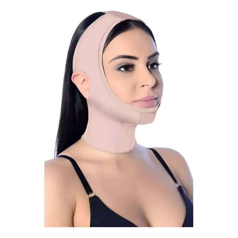 3x Faixa Mentoneira Pós Cirurgia Otoplastia Soft Mento Papad