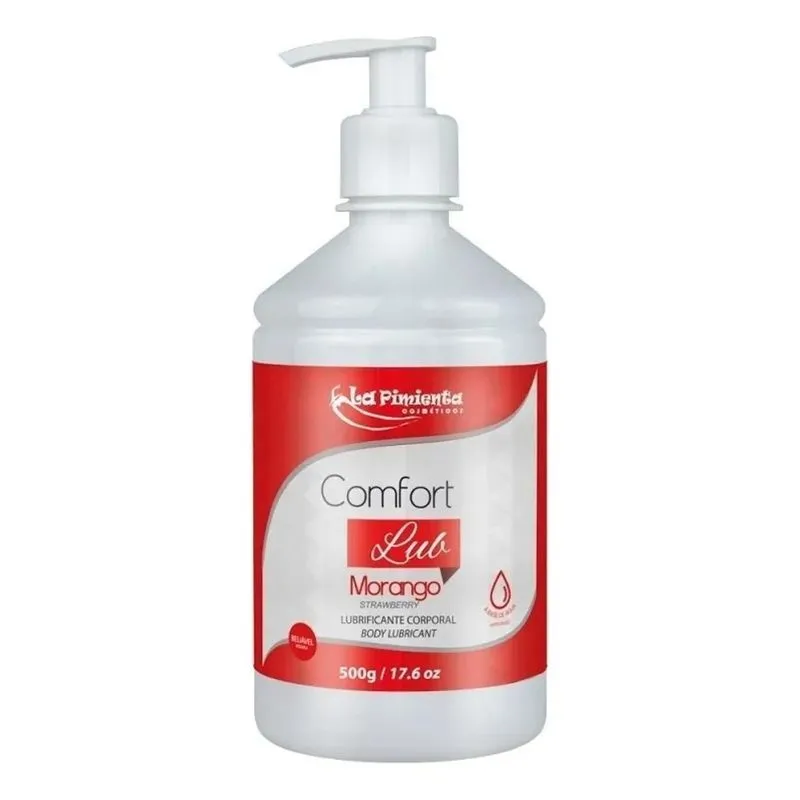 5x Gel Lubrificante Comfort Lub Intimo Massagem Base D'agua