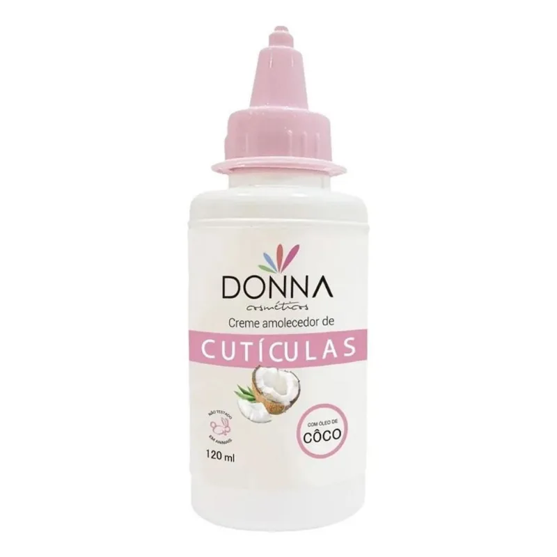 Donna Amolecedor De Cutículas Com Óleo De Coco 120ml