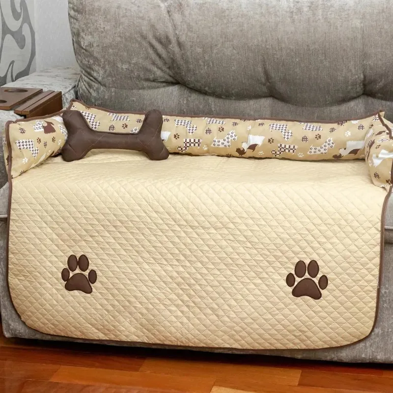 10x Protetor De Sofá Pet Zeu Impermeável Capa Cama Cachorro