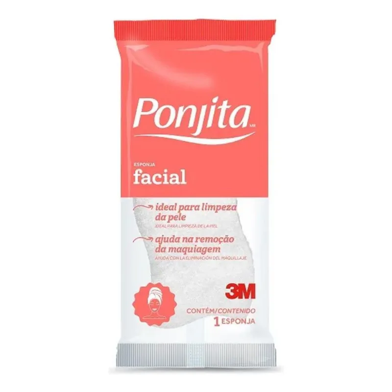 10x Esponja De Limpeza Facial Ponjita