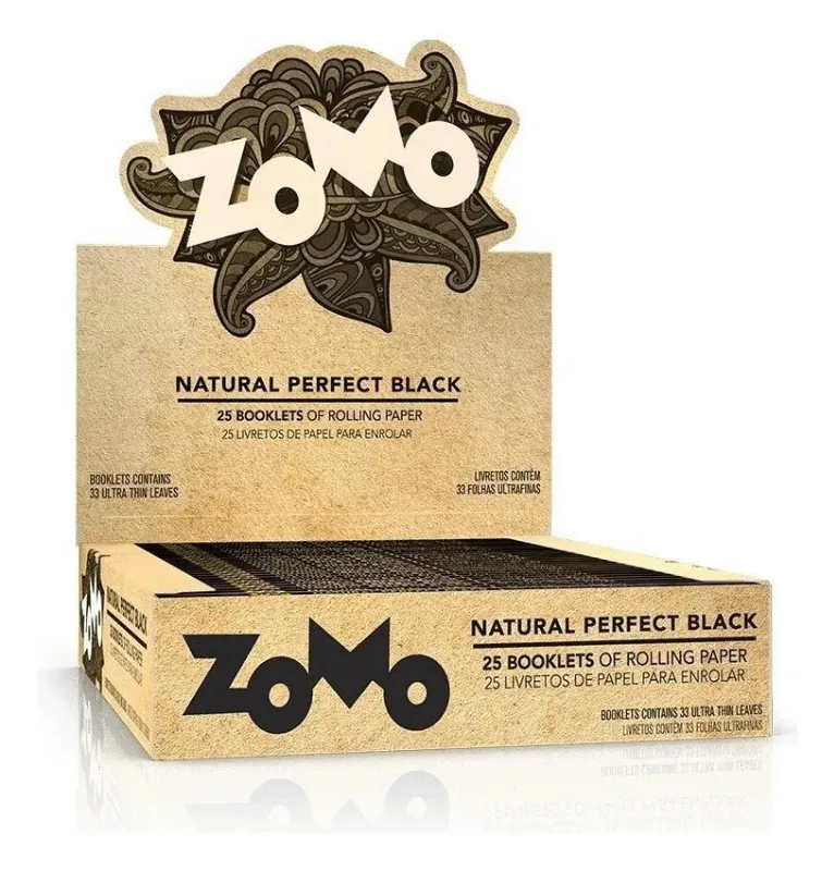 10x Zomo Natural Perfect King Size Caixa Sedas Papel Para C