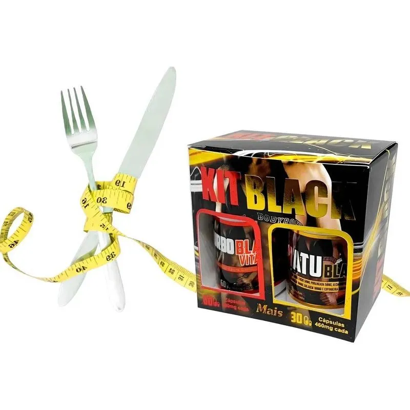 3x Kit Black Turbo + Natu Suplemento Alimentar Life