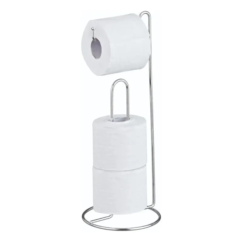 5x Suporte Porta Rolo Papel Higiênico Banheiro 14.5x35cm Pra