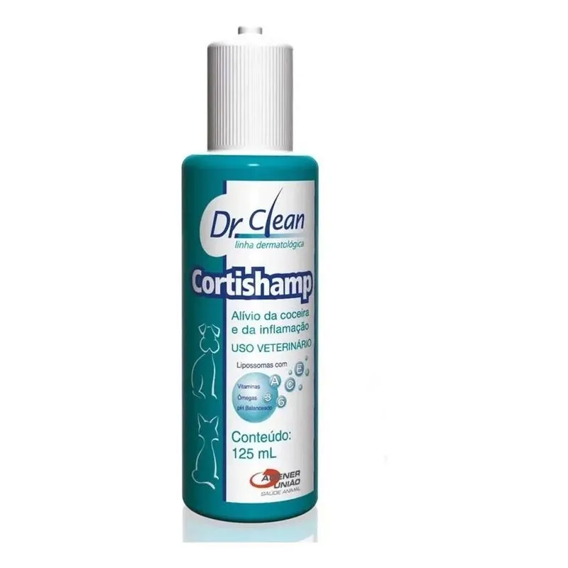 5x Cortishamp - Shampoo Dr Clean Cães E Gatos - Agener (125m