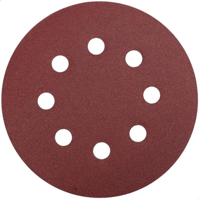 3x 10 Discos Lixa 8 Furos 125mm 5 Pol Lixadeira Roto Orbital