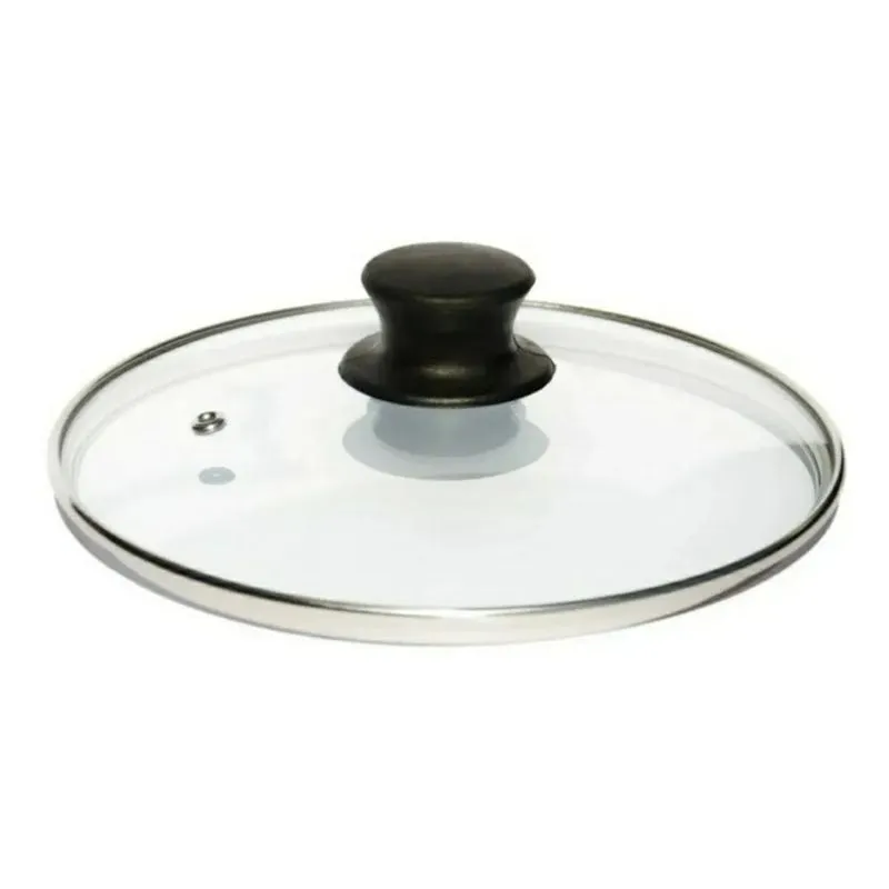 3x Tampa De Vidro Avulsa 28 Cm Para Panela Frigideira Caçaro