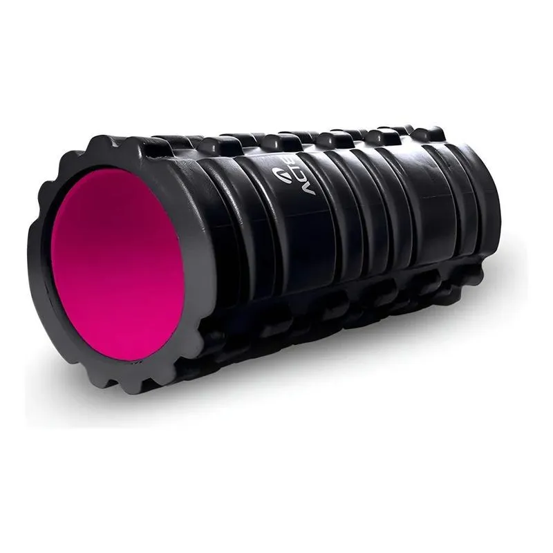 Rolo De Massagem Miofascial Rigido 33cm Rosa Acte Sports