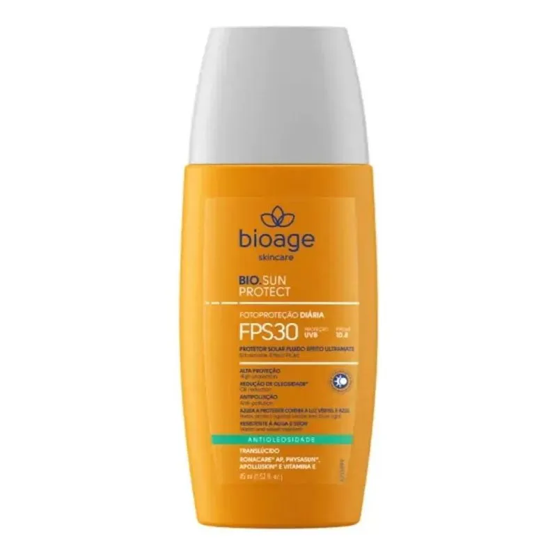 5x Protetor Solar Facial Antioleosidade Translúcido Fps 30 -