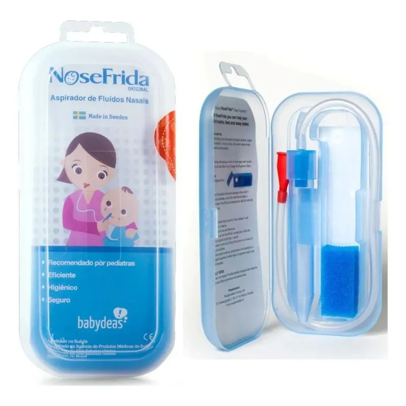 10x Aspirador Manual Nasal Para Bebê Babydeas Nosefrida Pri