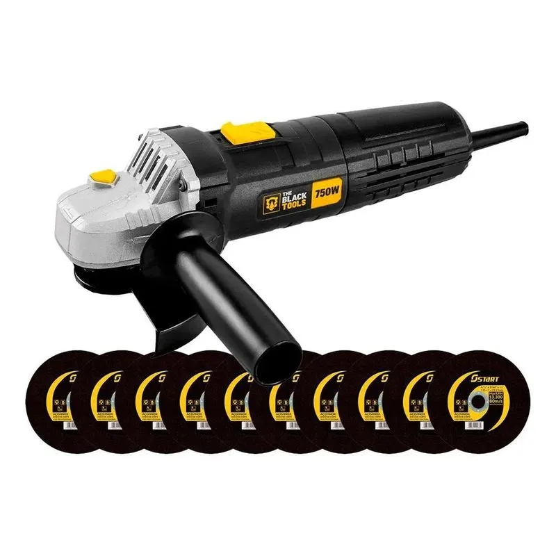 Esmerilhadeira Lixadeira Angular Bte750 4.1/2 750w Com Disco
