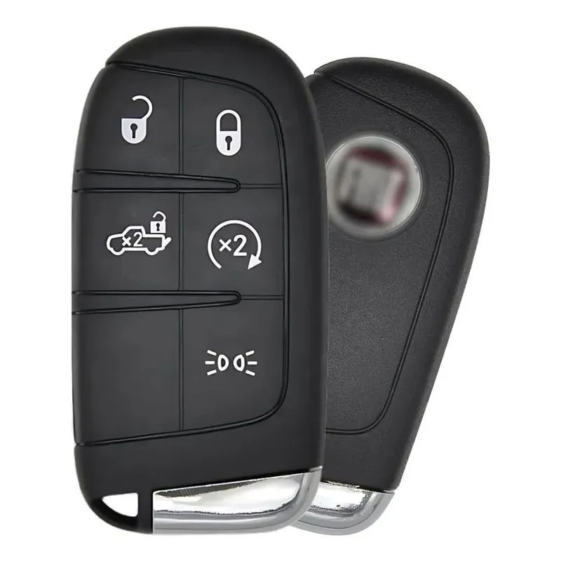 2x Carcaça Para Chave Presença Fiat Toro Argo 5 Botões