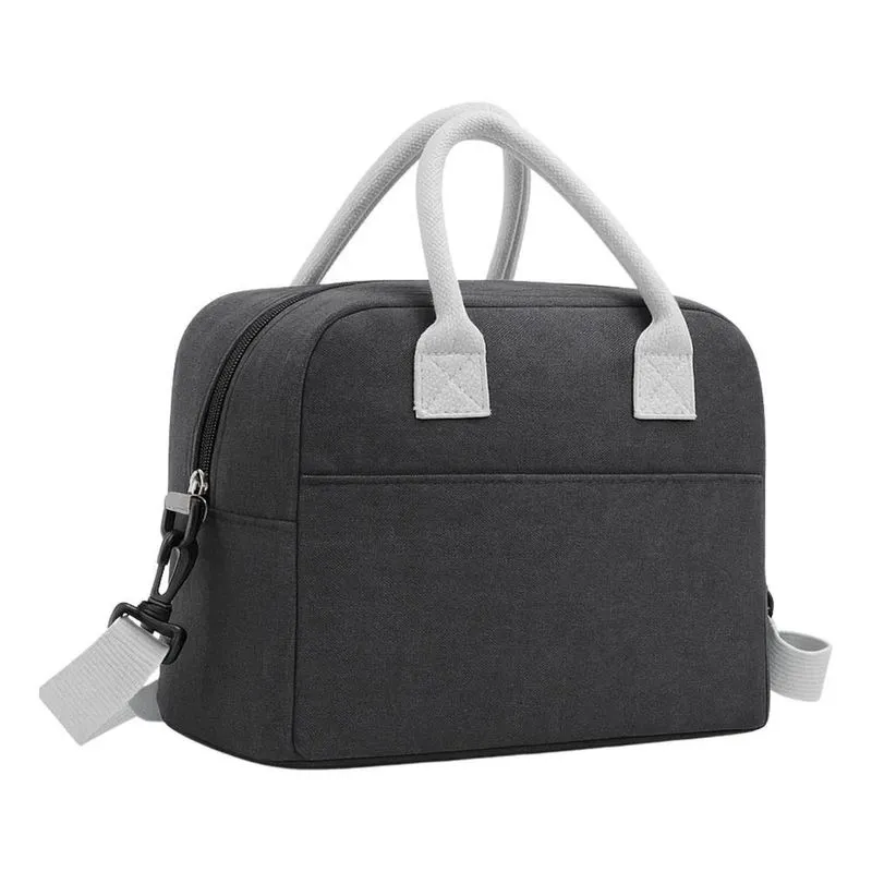 3x Bolsa Térmica Lancheira Marmita Trabalho Alça Ombro Fitne
