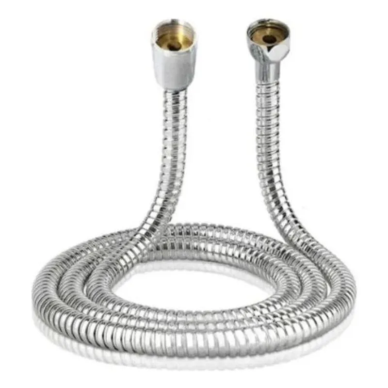 2x Mangueira Flexível Ducha Higiênica Metal 1,80 Mt Longa Pr