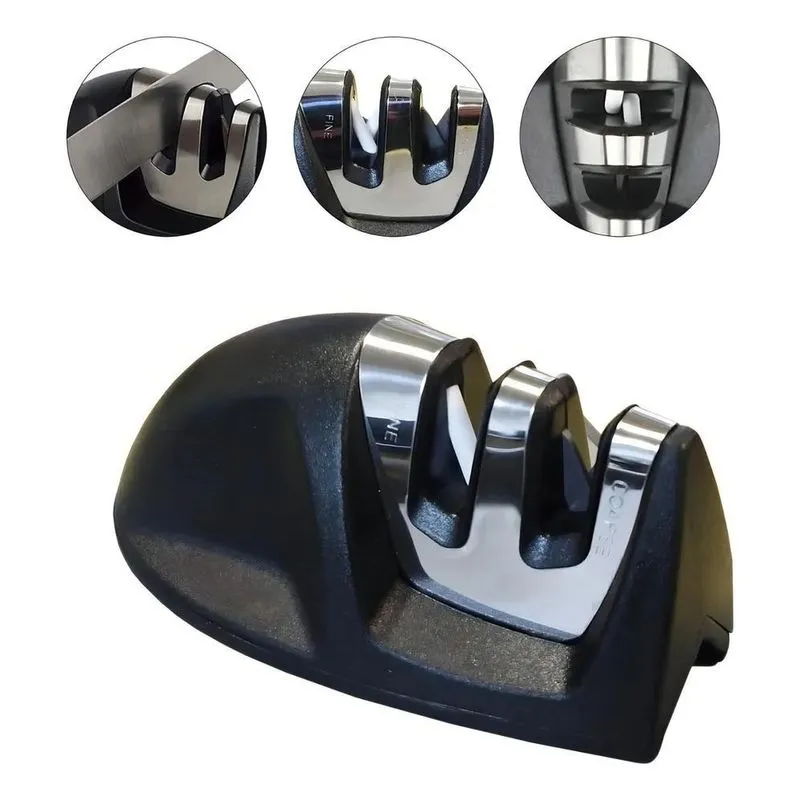 5x Afiador Amolador De Facas 9,5cm X 5cm Profissional - Mor