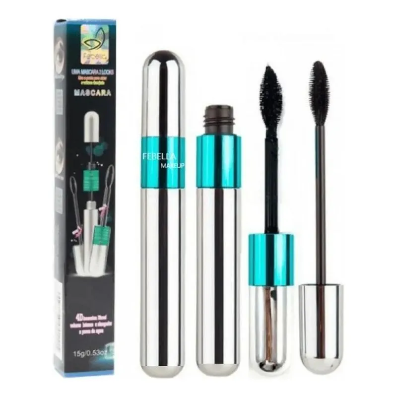 Mascara De Cilios 4d Imension Febella Cor Preto