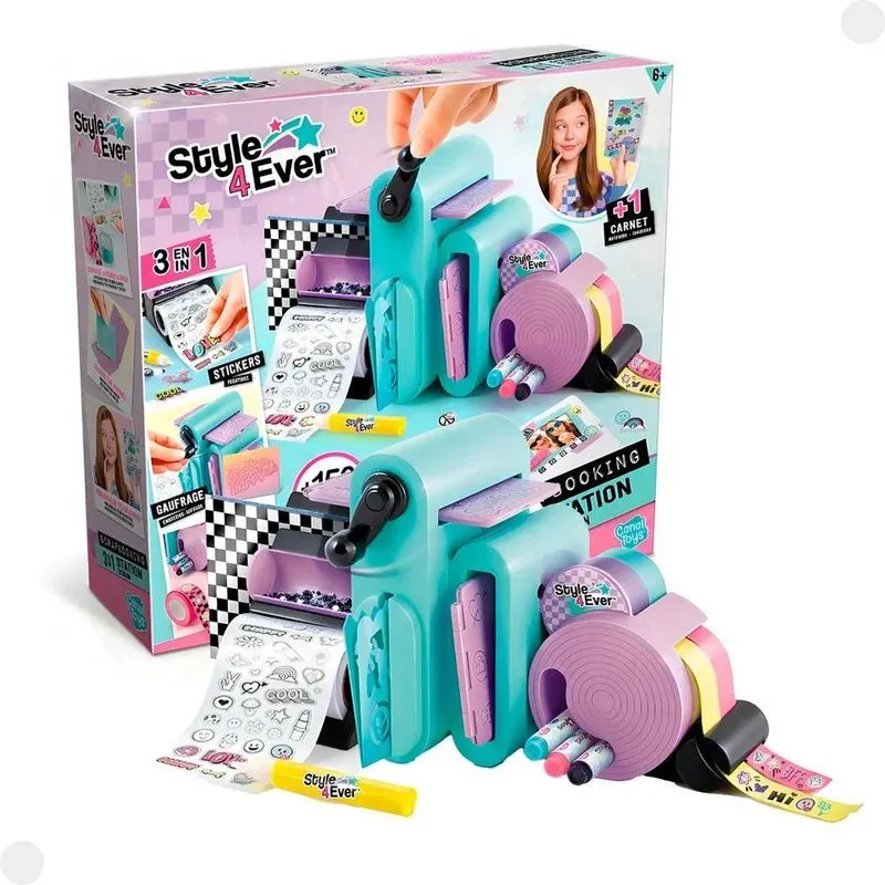 10x Brinquedo Estúdio De Scrapbooking 3 Em 1 F01510 - Fun