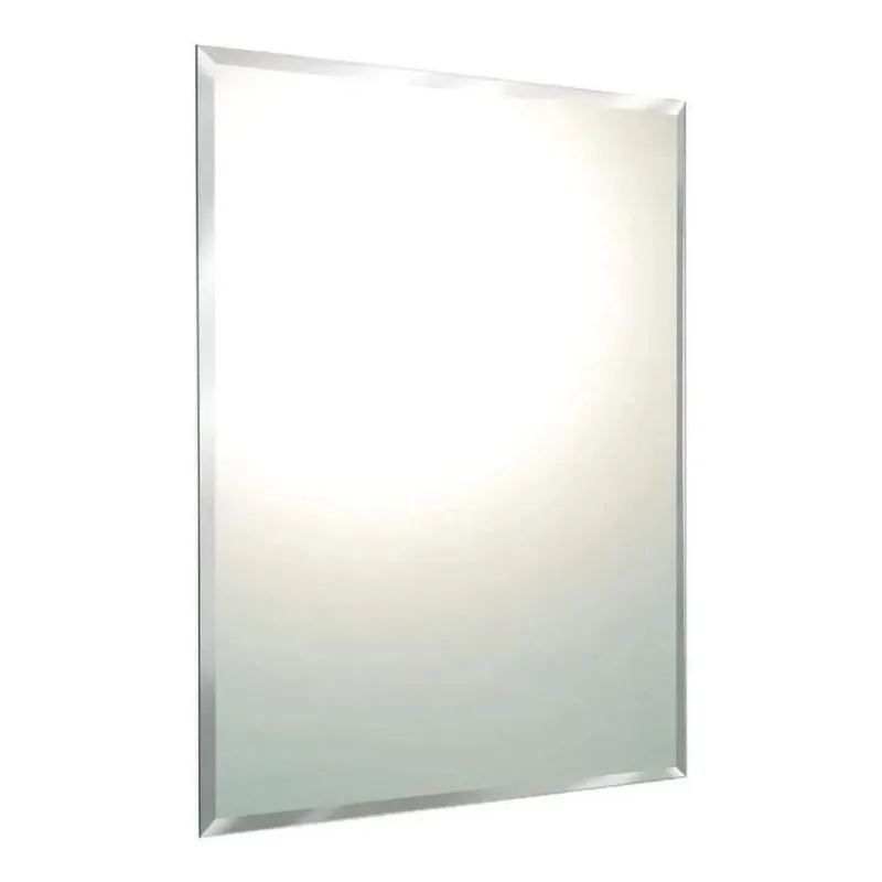 Espelho De Parede 50x60cm Com Suporte Invisível - Bisotê 4mm