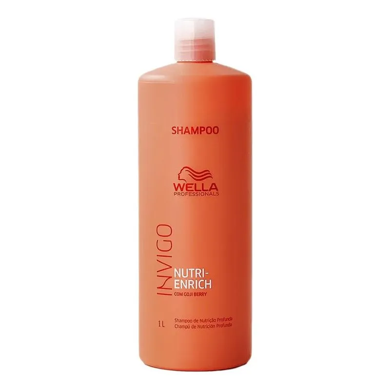 10x Shampoo Wella Invigo Nutri-enrich En Garrafa De 1l