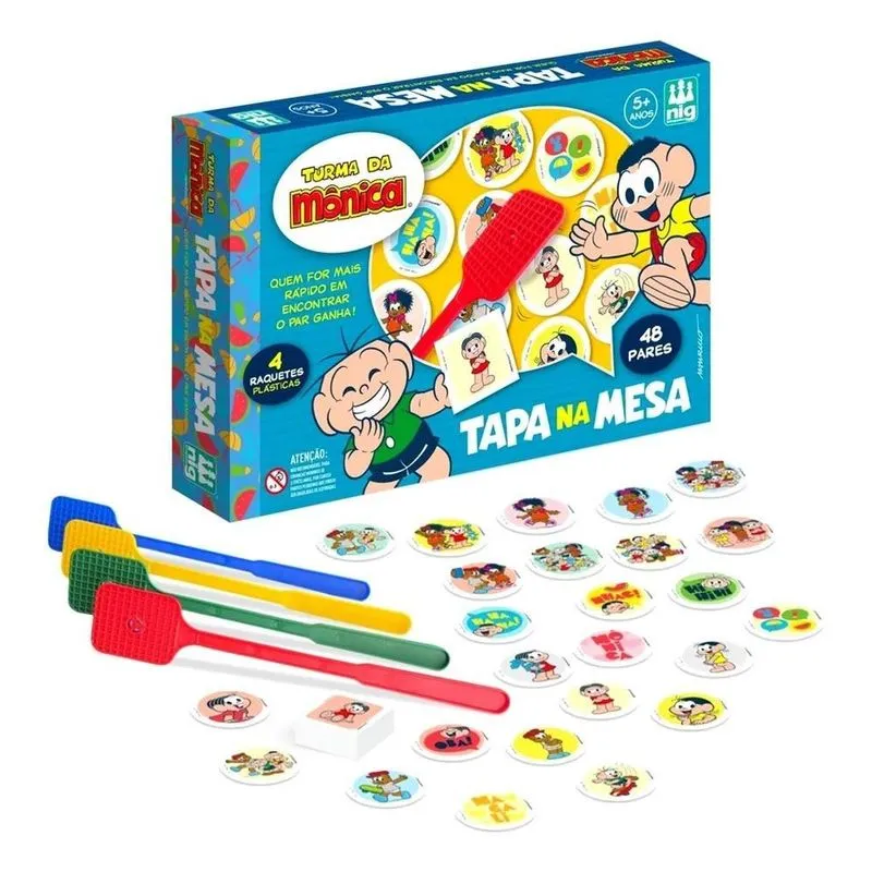 Turma Da Mônica Jogo Tapa Certo Na Mesa Encontre Os Pares