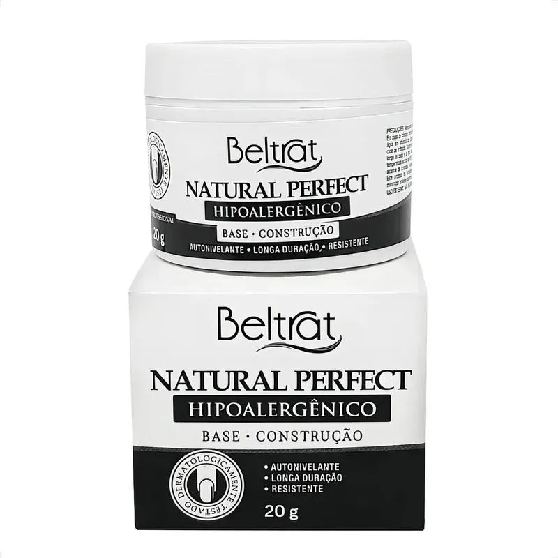 2x Gel Base Beltrat Natural Perfect 20g Revestimento Superio