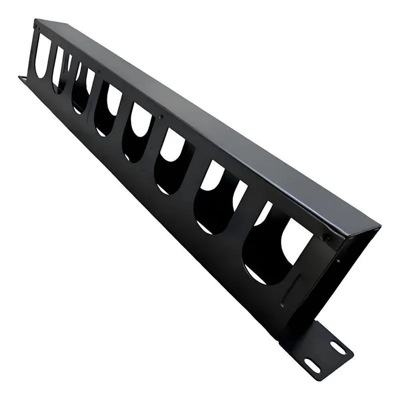 Guia Passa Cabo Horizontal Fechada 1u 80mm Alta Densidade