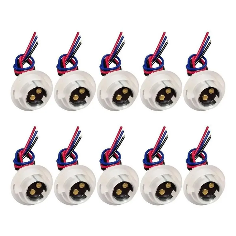3x Kit 10 Soquete Para Lampada Bay15d 2 Polo
