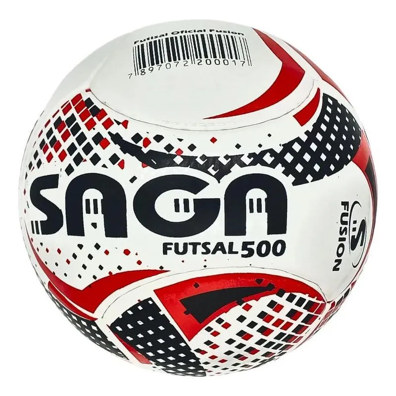 5x Bola Futsal Saga Sport 64cm 440g Quadra Indoor 2021
