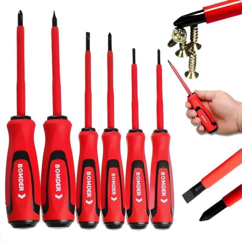 3x Jogo Chaves Isoladas Philips E Chave De Fenda 6pçs Imanta